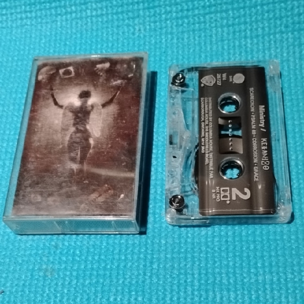 Vintage Ministry Psalm 69 Cassette Tape Jesus Built My Hotrod Grunge 90s Music
